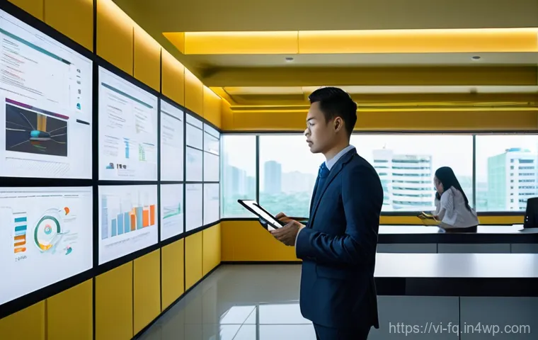 AI 기술의 발전과 직업의 미래 전망 - **Prompt:** "A vibrant, forward-looking image of a modern, open-plan office in Ho Chi Minh City, Vie...