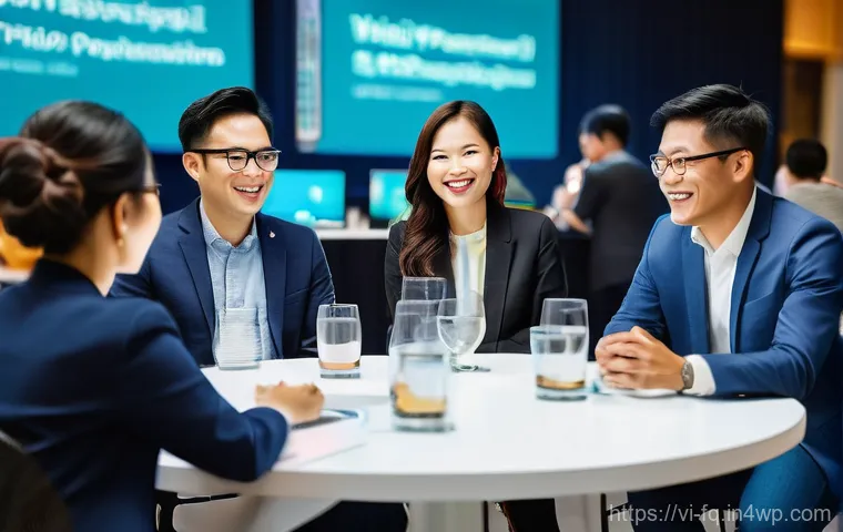 자동화 대응을 위한 인재 개발 프로그램 - A confident Vietnamese male professional, in his mid-30s, dressed in a sharp, modern business shirt ...